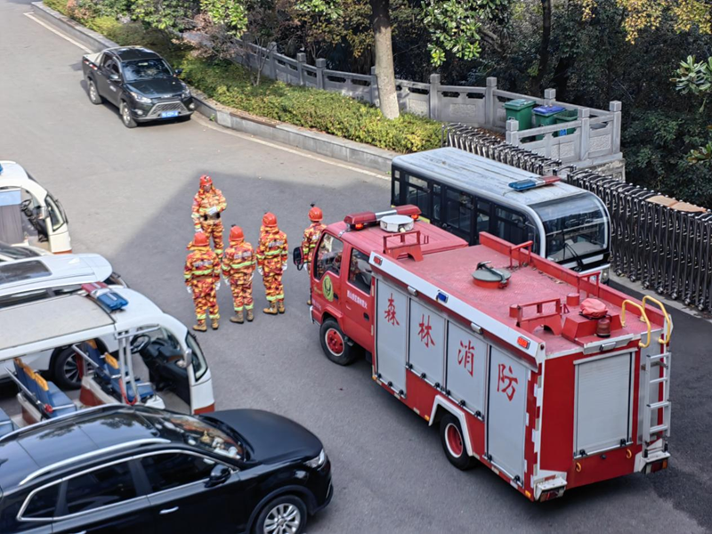 以演促练，筑牢冬春森林防火安全线