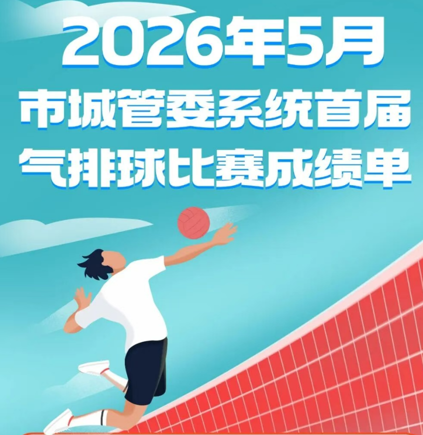 太燃了！市城管委首届气排球比赛热血收官！